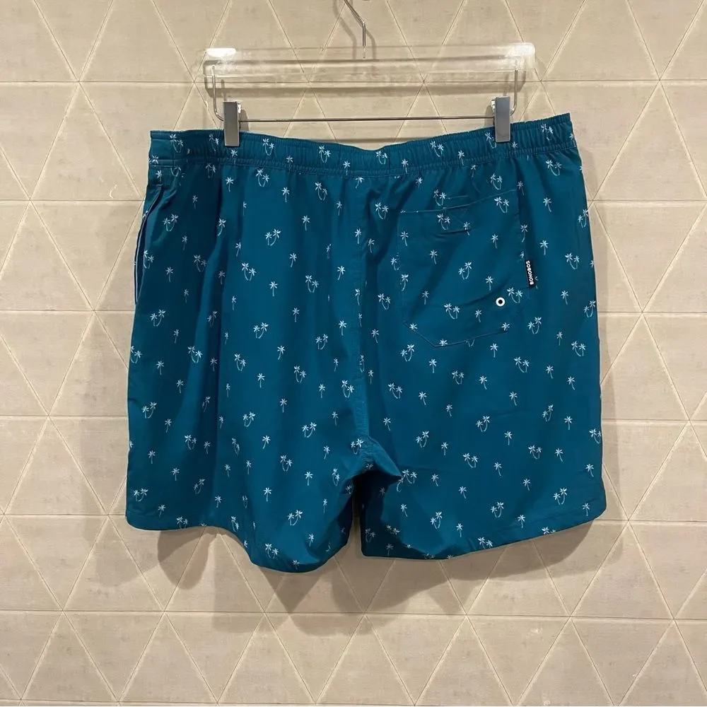 Bonobos - Mens E Waist Trunk Updated Liner Palm Print XXL